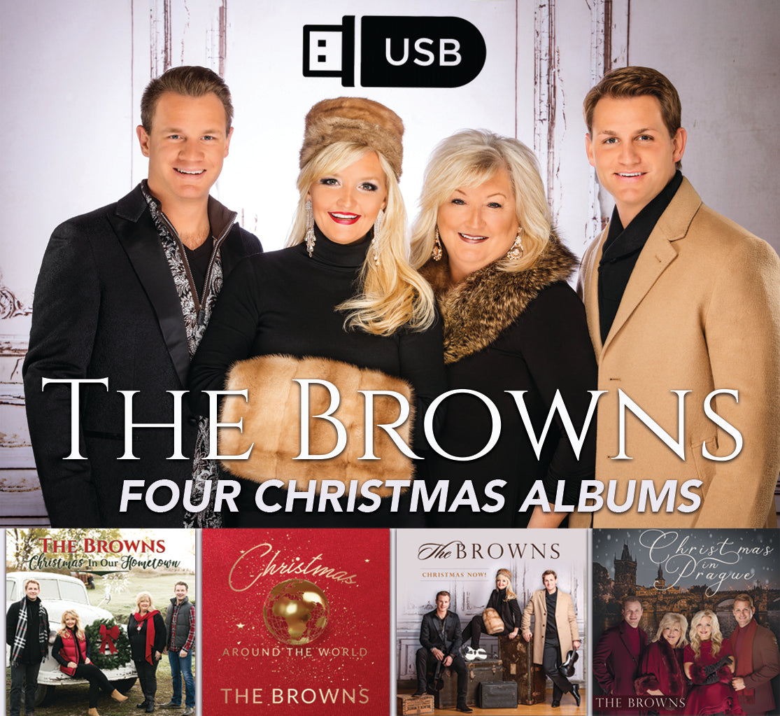 USB Drive - Christmas Collection by The Browns- 4 Albums